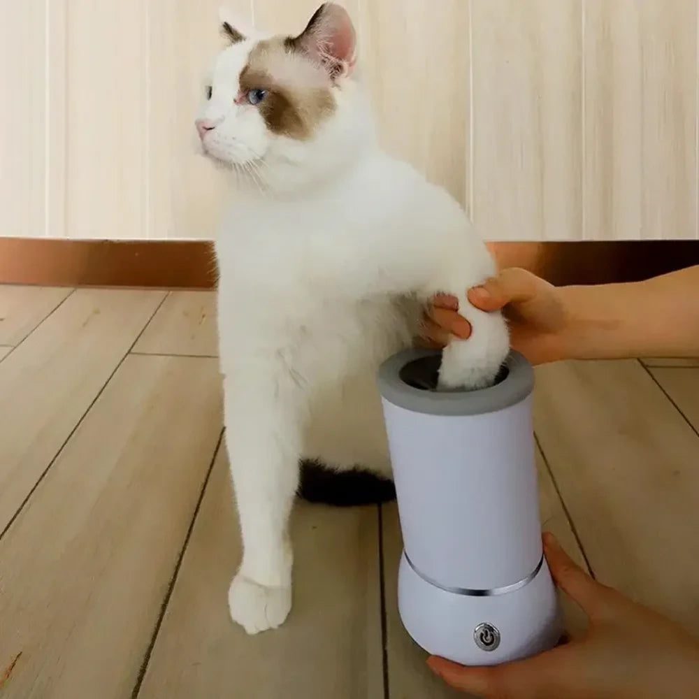 La manera más rápida de limpiar las patitas de tu perro